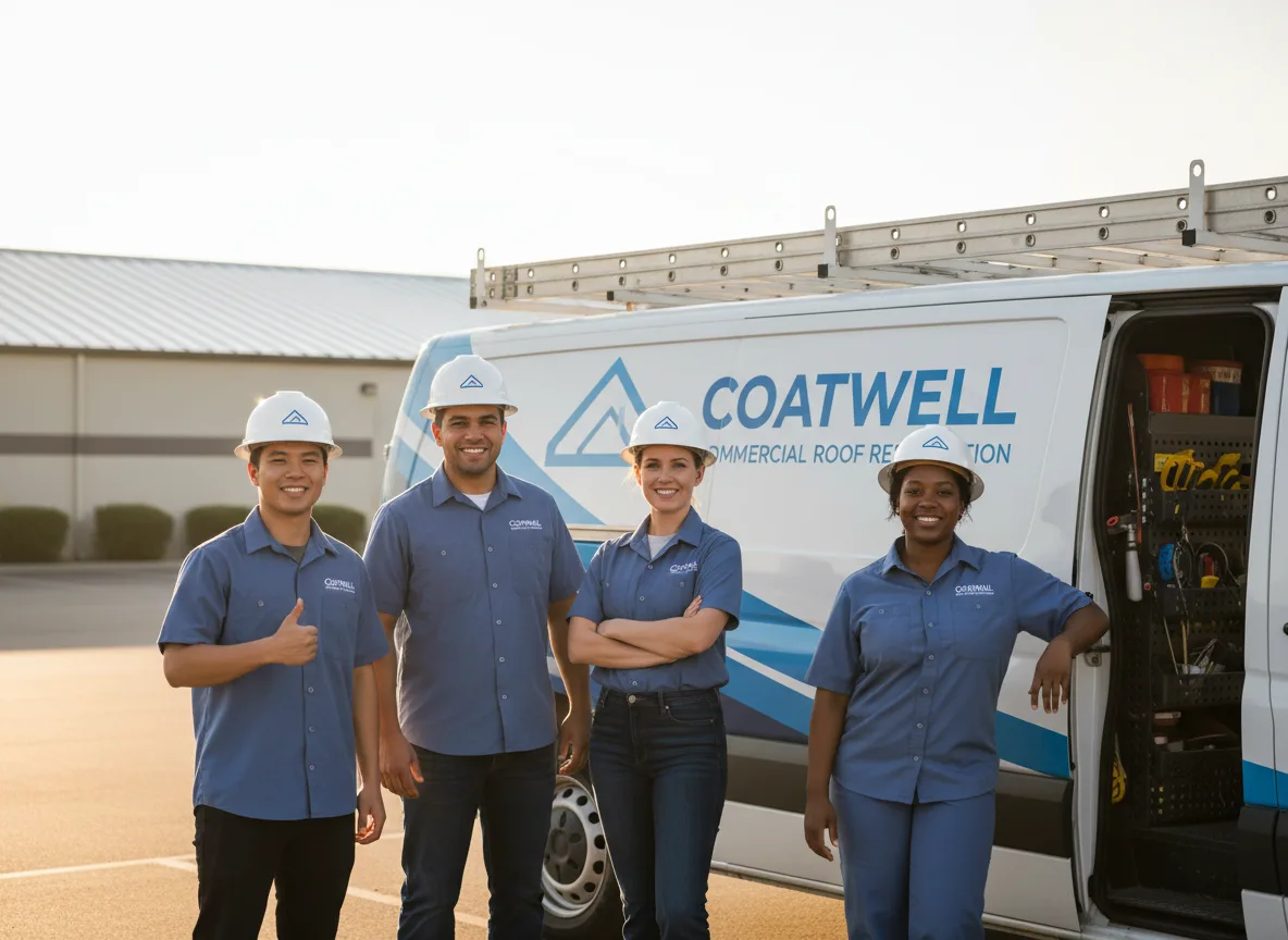Commercial roof coating company in Stittville, NY